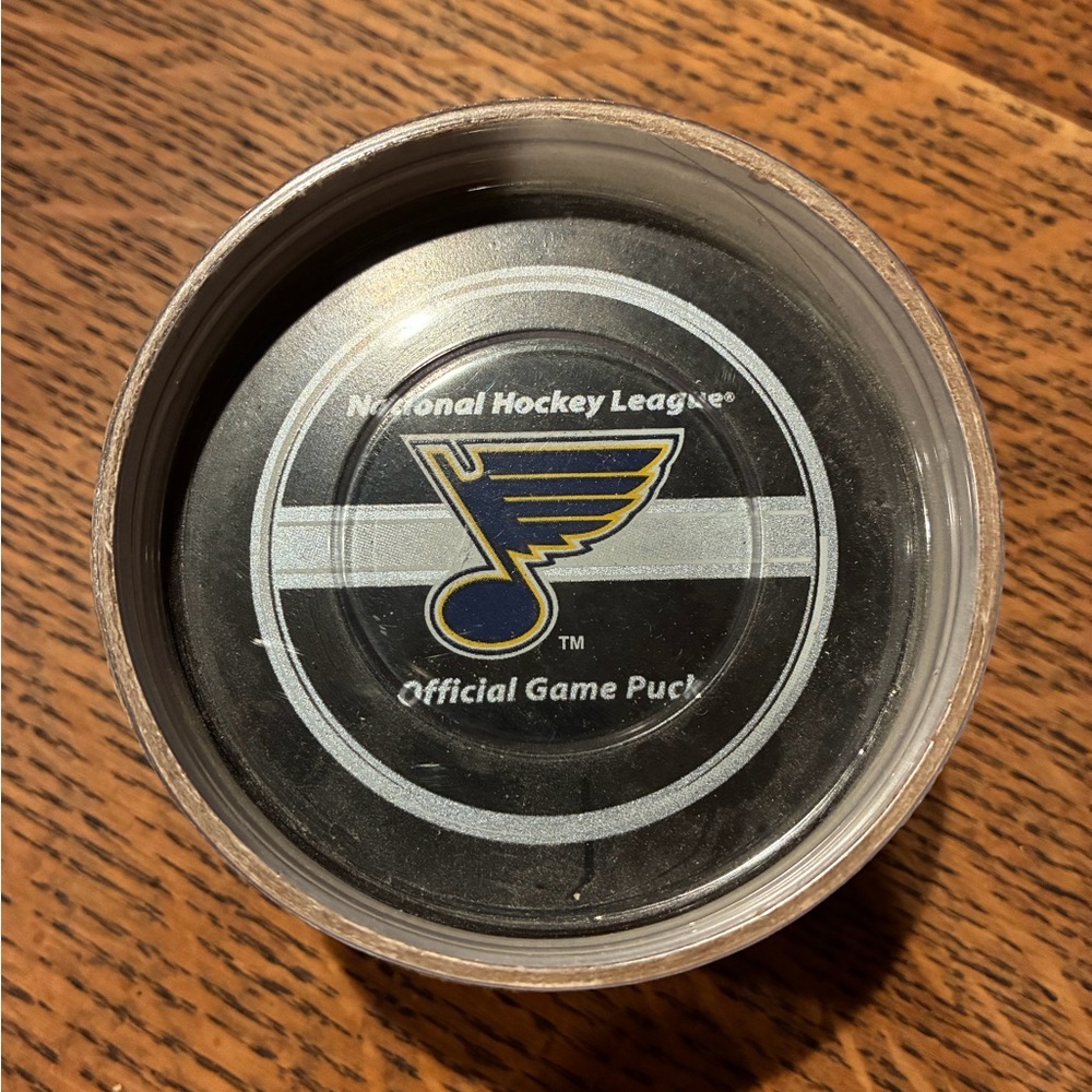 NHL Official Game Puck - St. Louis Blues